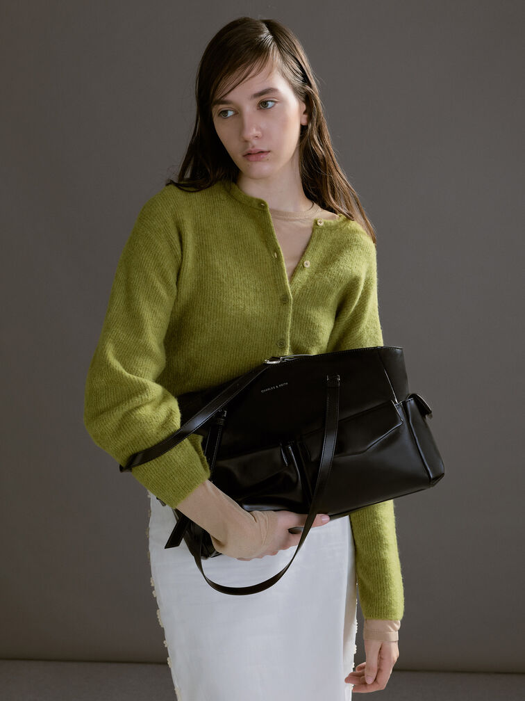 Rachel Multi-Pocket Tote Bag, Noir, hi-res