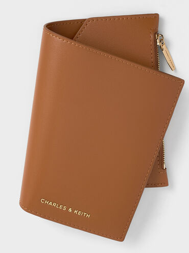 Noelle Passport Holder, Brown, hi-res