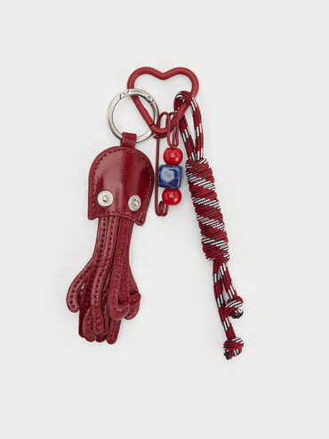 Delfina Octopus Charm, Tomato Red, hi-res