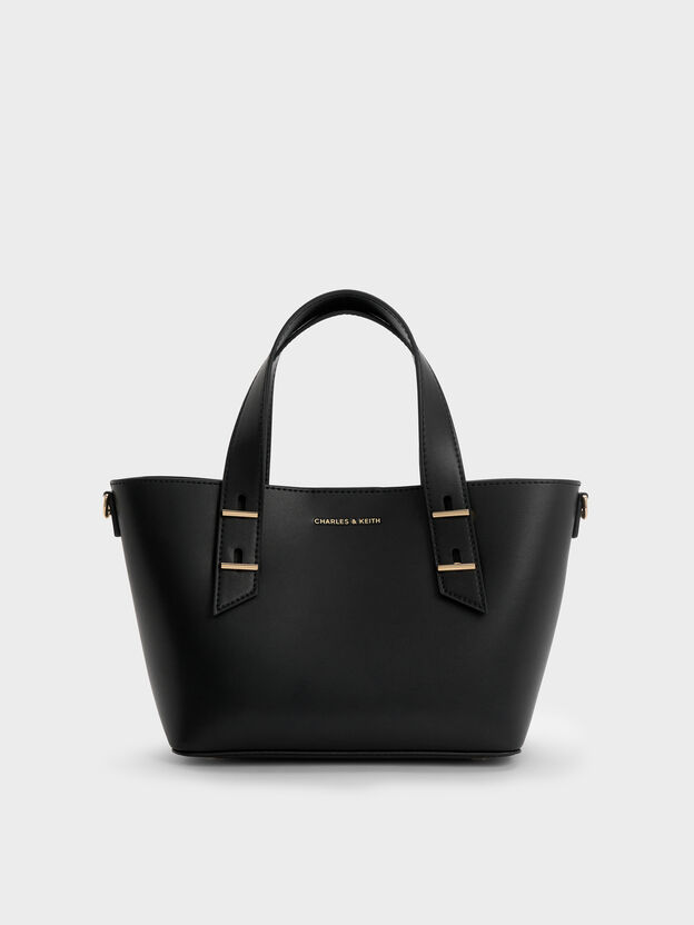 Mini Shania Tote Bag, Black, hi-res