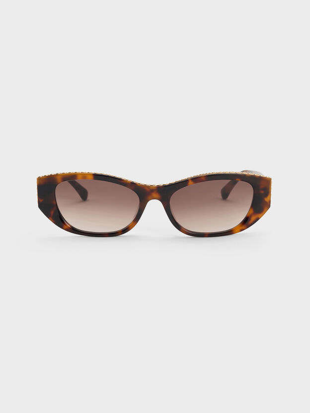 Daenerys Cat-Eye Sunglasses, T. Shell, hi-res