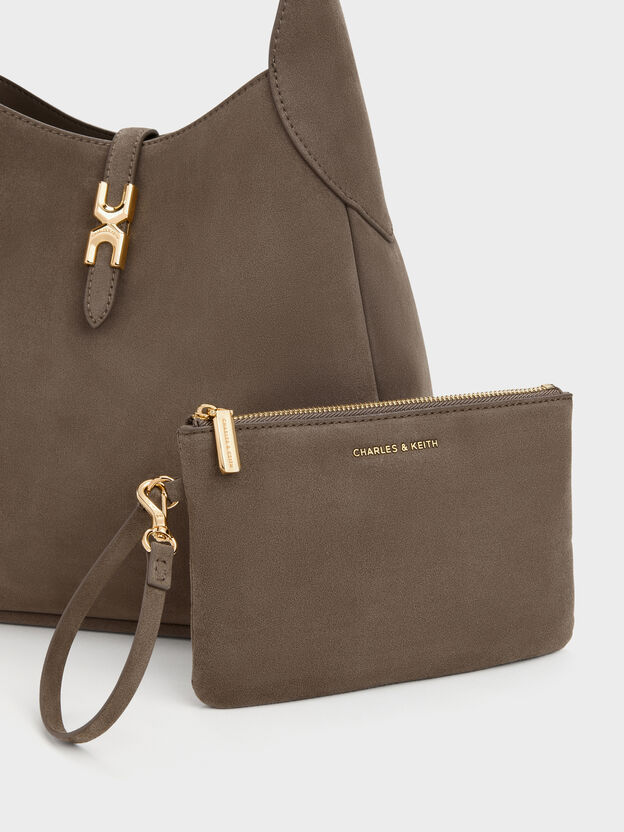 Adalyn Hobo Bag, Stone Grey, hi-res