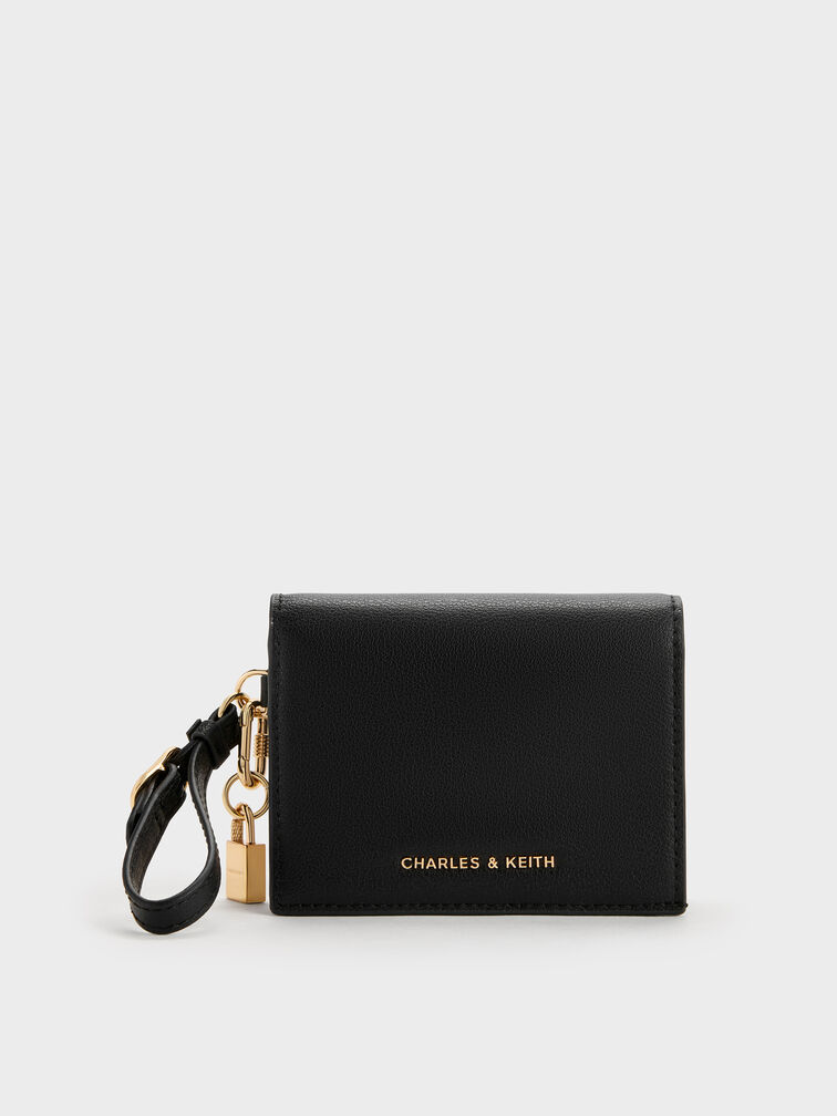 Scottie Small Wallet, Black, hi-res
