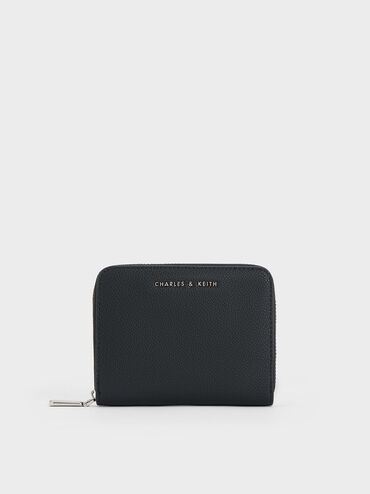 Basic Square Wallet, Black, hi-res