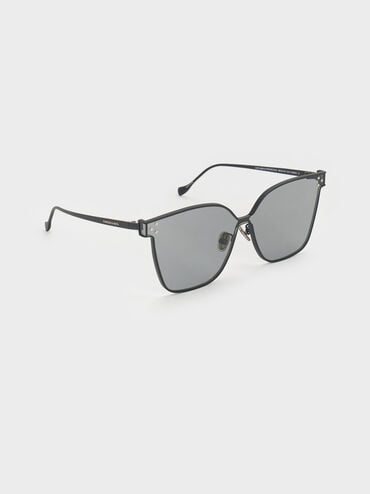 Ginny Butterfly Sunglasses, Noir, hi-res