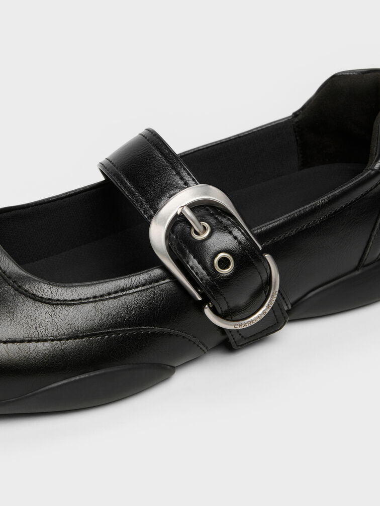 Louise Mary Jane Sneakers, Black, hi-res