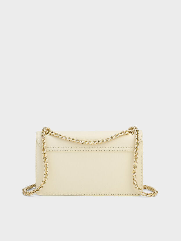 Everline Braided-Strap Shoulder Bag, Cream, hi-res