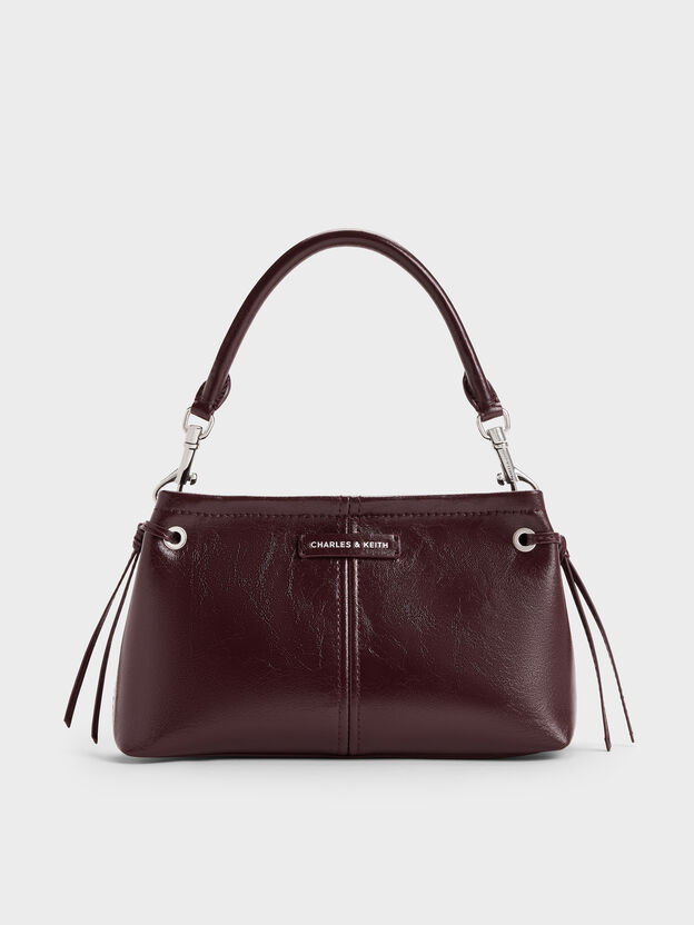 Noane Top Handle Bag, Wineberry Red, hi-res