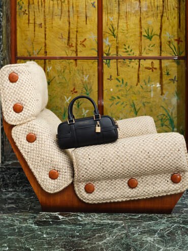 Scottie Bowling Bag, Black, hi-res