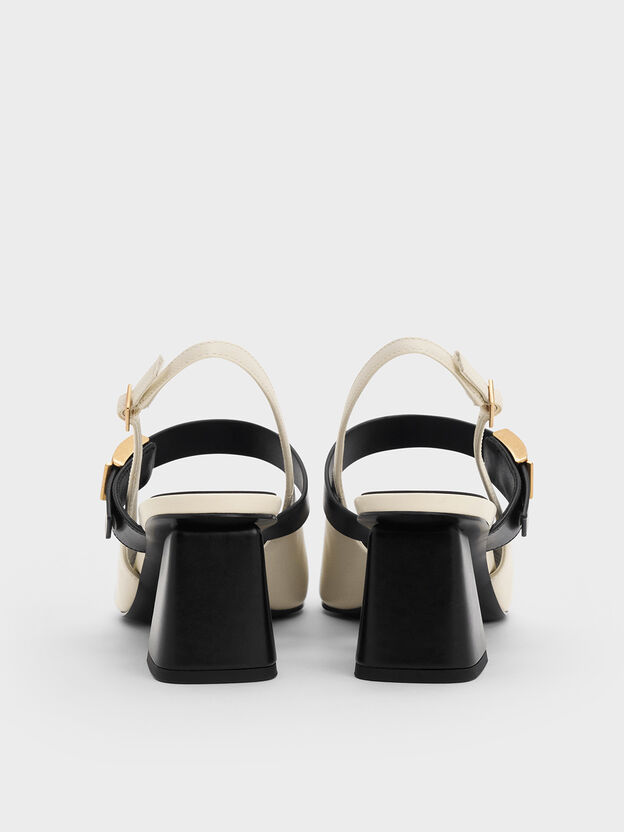 Yvette Mary Jane Slingback Pumps, Chalk, hi-res