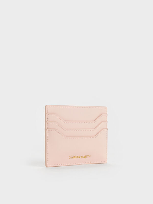Carli Multi-Slot Card Holder, Soft Pink, hi-res