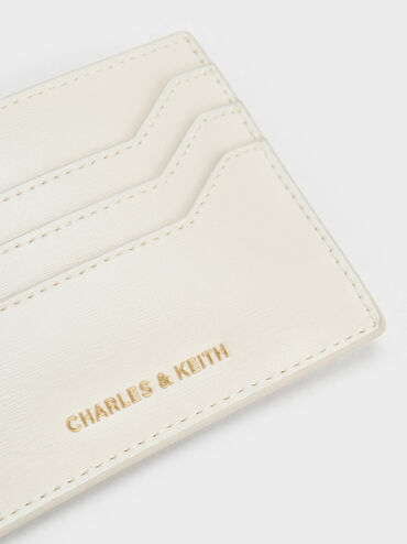 Carli Multi-Slot Card Holder, Cream, hi-res