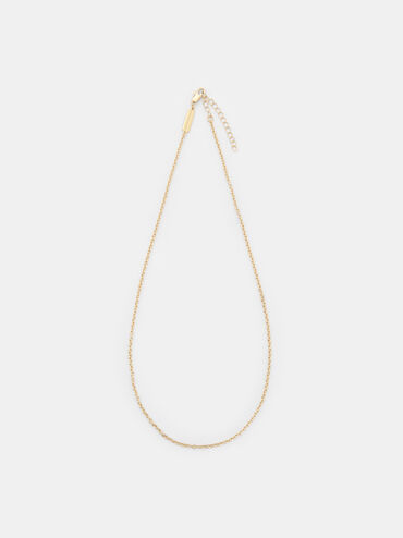 Arleth Chain Necklace, Gold, hi-res