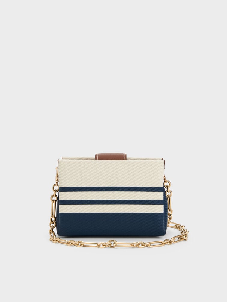 Bosie Canvas Striped Micro Bag, Multi, hi-res