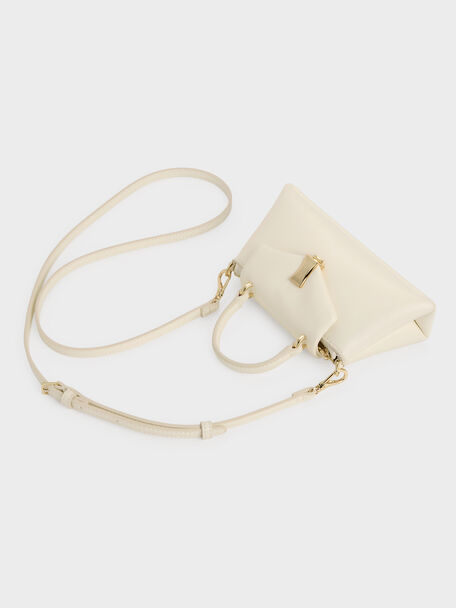 Micro Lilibet Top Handle Bag, Cream, hi-res