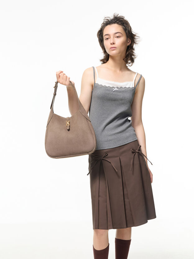 Adalyn Hobo Bag, Stone Grey, hi-res