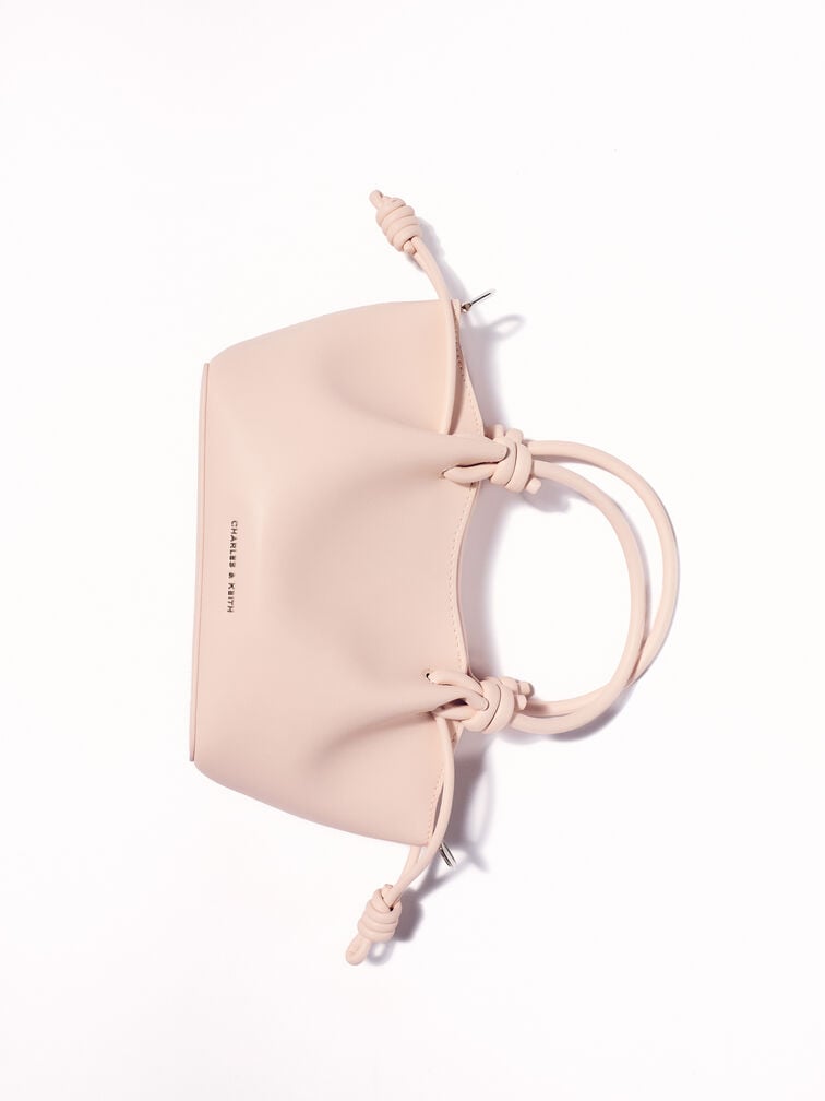 Sammie Knotted-Handle Tote Bag, Soft Pink, hi-res