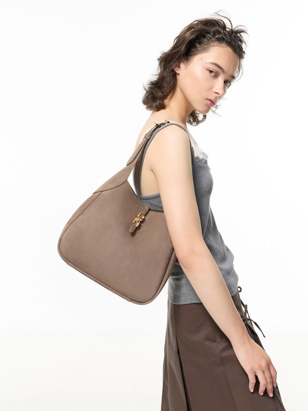 Adalyn Hobo Bag, Stone Grey, hi-res