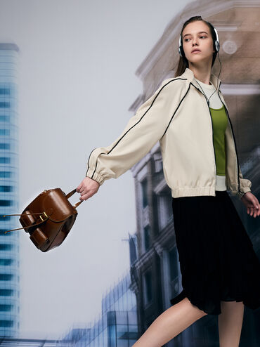 Bryna Backpack, Dark Brown, hi-res