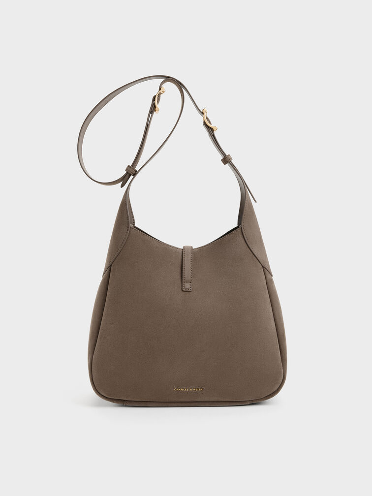 Adalyn Hobo Bag, Stone Grey, hi-res