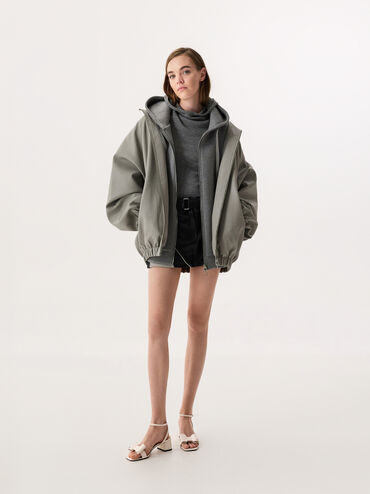 Lu Patent Leather Bow Heeled Sandals, Chalk, hi-res