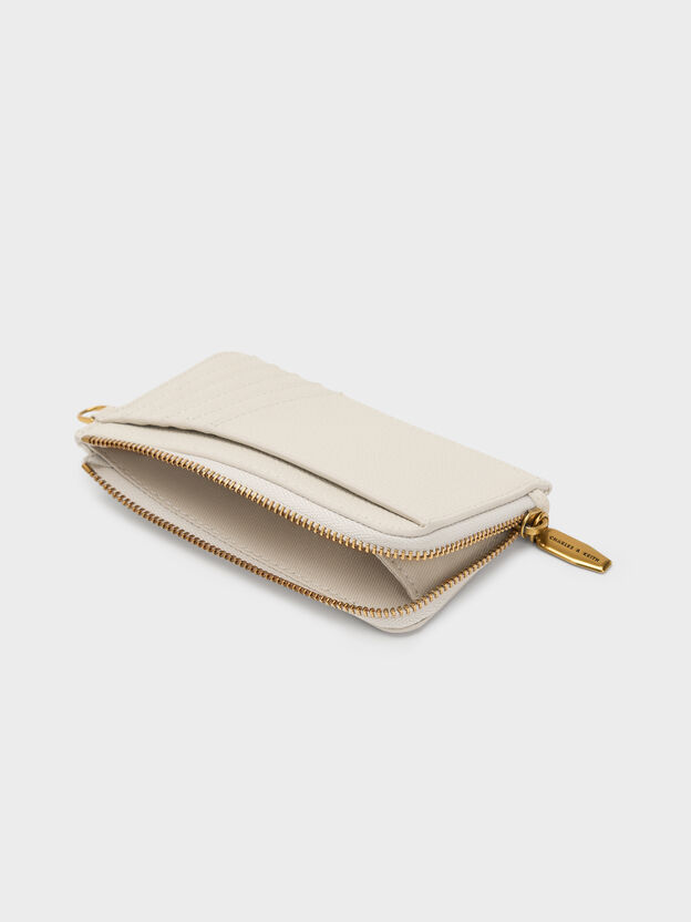 Dixie Wristlet Card Holder, Cream, hi-res