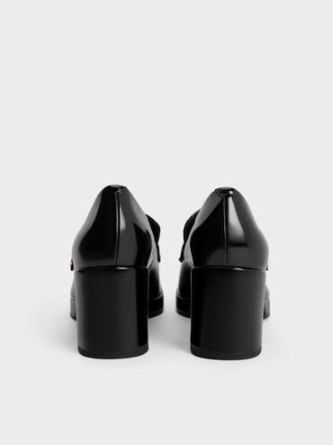 Hettie Metallic Accent Loafer Pumps, Black Box, hi-res