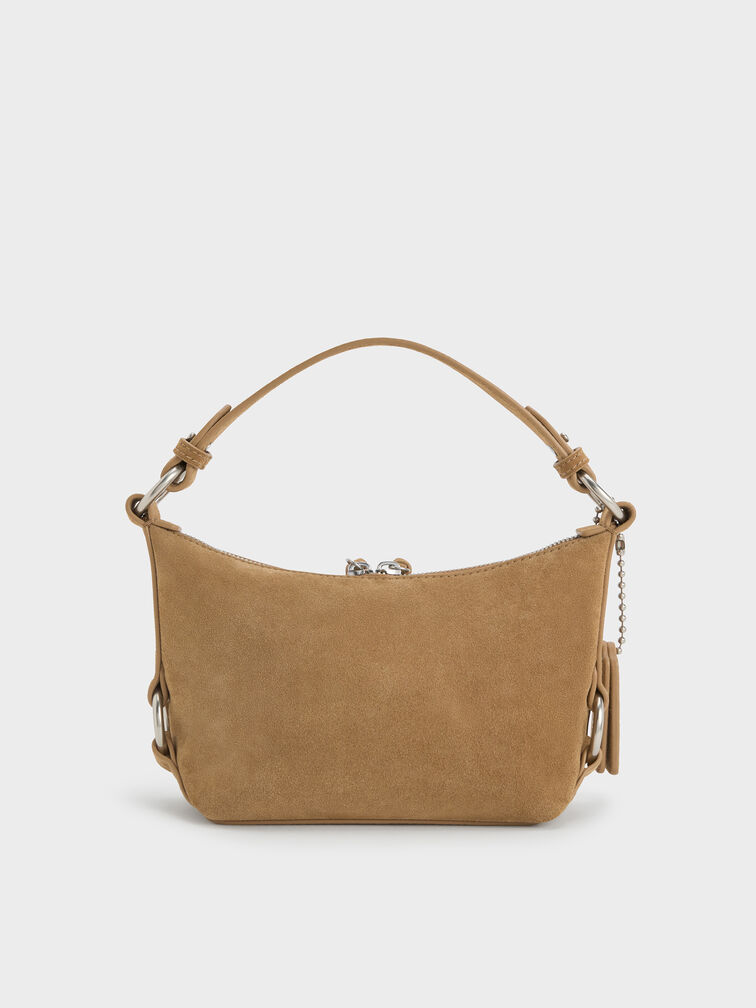 Tatiana Tassel Hobo Bag, Sand, hi-res