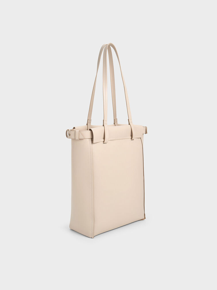 Ellis Tote Bag, Oat, hi-res