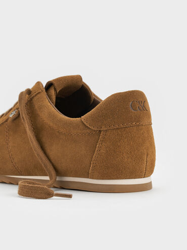 Jace Suede Sneakers, Brown, hi-res