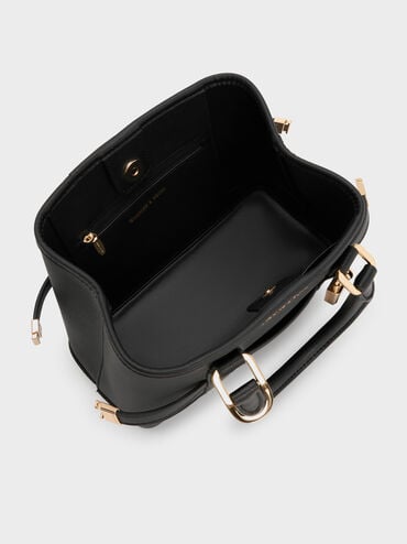 Mini Scottie Tote Bag, Black, hi-res