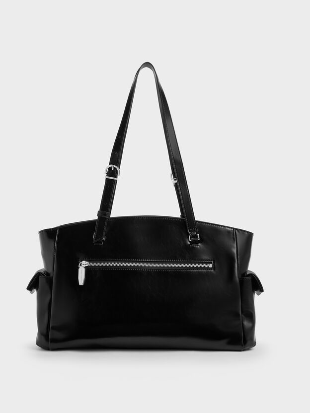 Rachel Multi-Pocket Tote Bag, Noir, hi-res