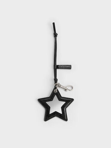 Noane Star Mirror Charm, Noir, hi-res