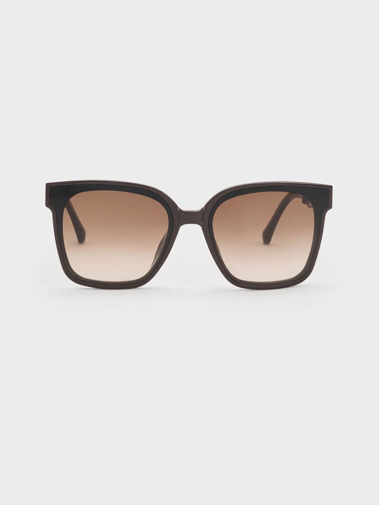 Brea Foldable Sunglasses, Espresso Brown, hi-res