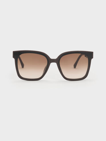 Brea Foldable Sunglasses, Espresso Brown, hi-res