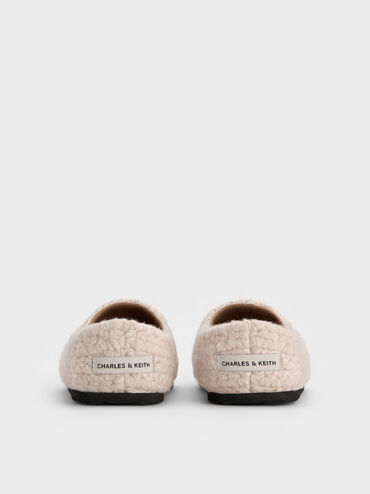 Crochet Flat Mules, Chalk, hi-res