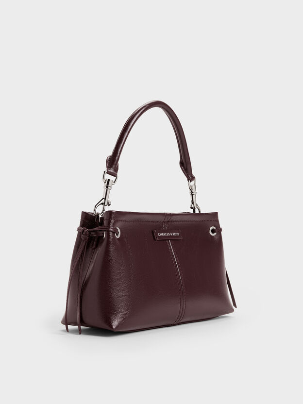 Noane Top Handle Bag, Wineberry Red, hi-res