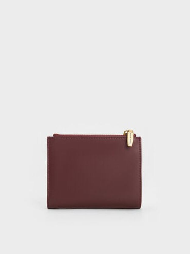 Harmonee Top-Zip Small Wallet, Mulberry Plum, hi-res