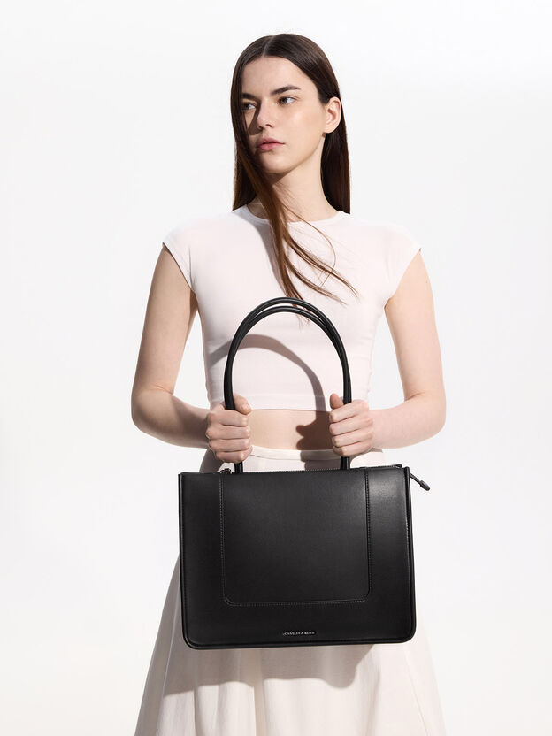 Daylla Tote Bag, Noir, hi-res