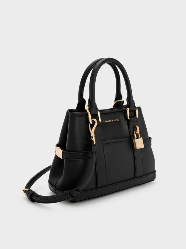 Mini Scottie Tote Bag, Black, hi-res