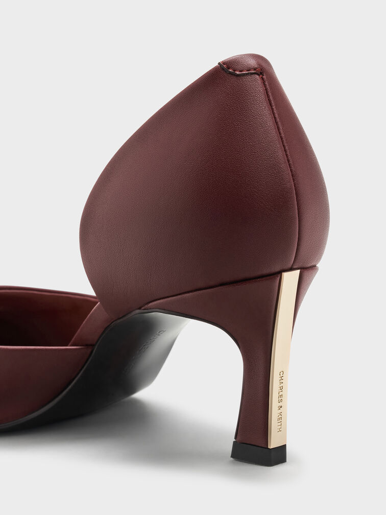 Kerra Pointed D'Orsay Pumps, Burgundy, hi-res