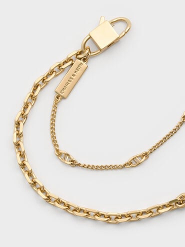 Nyra Double-Chain Bracelet, Gold, hi-res