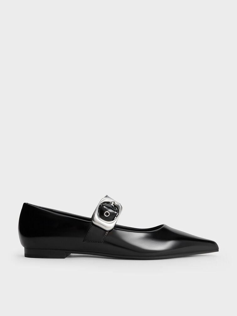 Masei Grommet-Strap Mary Janes, Black Box, hi-res