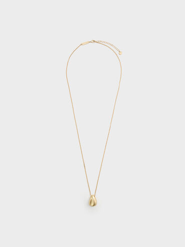 Donora Sculptural Pendant Necklace, Gold, hi-res