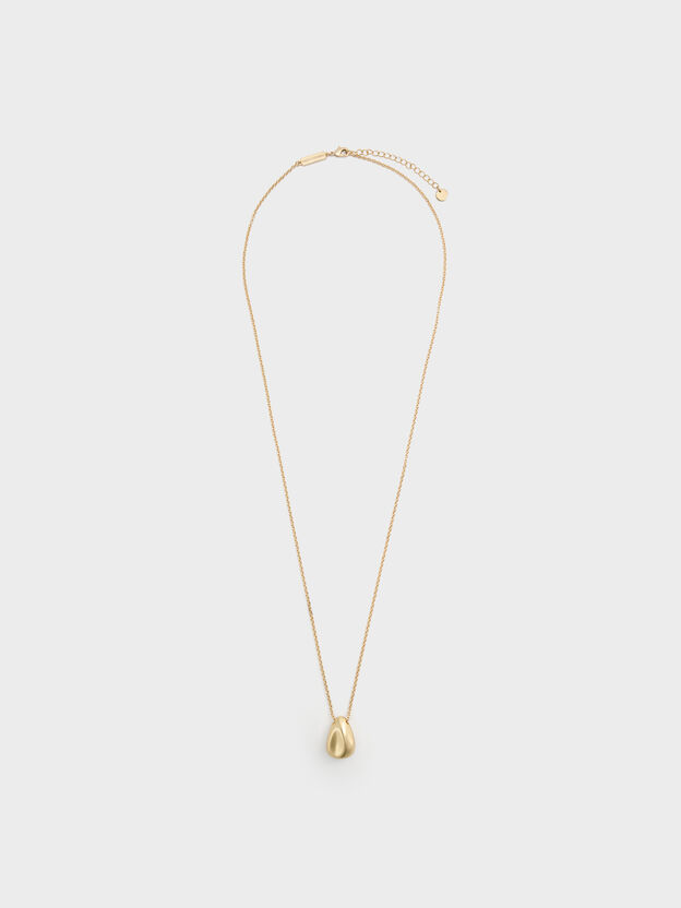 Donora Sculptural Pendant Necklace, Gold, hi-res