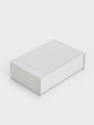 Emilia Wavy Necklace, Silver, hi-res