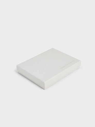 Aravis Bow-Heart Charm, Pink, hi-res