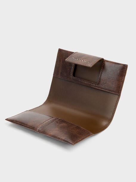 Noane Passport Holder, Distressed Coffee, hi-res