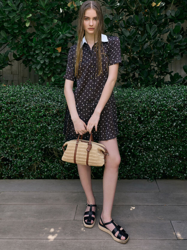 Fergie Woven Bowling Bag, Multi, hi-res