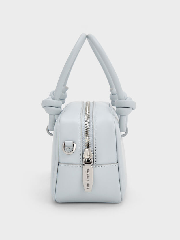 Sammie Knotted-Handle Boxy Bag, Sea Salt Blue, hi-res